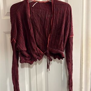 Free People Cardigan with tie
